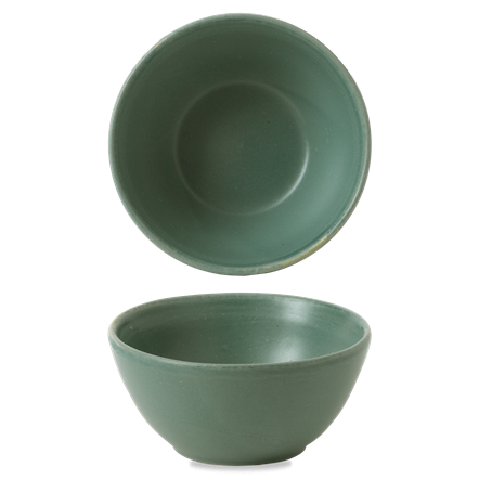 Andorra Green  Contour Snack Bowl 14.5oz